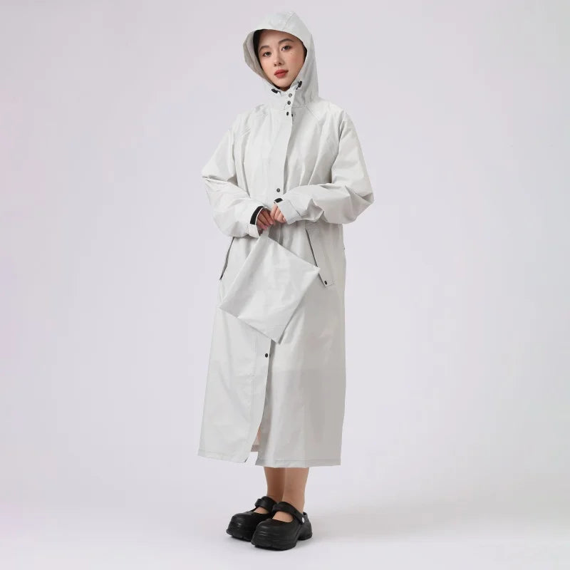 Women’s Lightweight Hooded Raincoat | Water-Resistant & Wind-Resistant